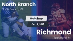 Matchup: North Branch High vs. Richmond  2019