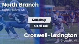 Matchup: North Branch High vs. Croswell-Lexington  2019