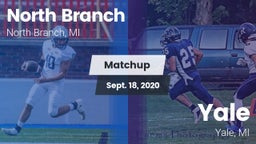 Matchup: North Branch High vs. Yale  2020
