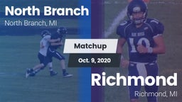 Matchup: North Branch High vs. Richmond  2020