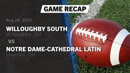 Recap: Willoughby South  vs. Notre Dame-Cathedral Latin  2015