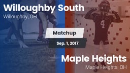Matchup: Willoughby South vs. Maple Heights  2017