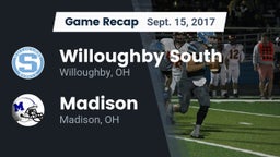 Recap: Willoughby South  vs. Madison  2017