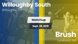 Matchup: Willoughby South vs. Brush  2018