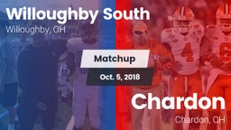 Matchup: Willoughby South vs. Chardon  2018