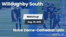 Matchup: Willoughby South vs. Notre Dame-Cathedral Latin  2019