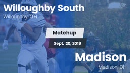 Matchup: Willoughby South vs. Madison  2019