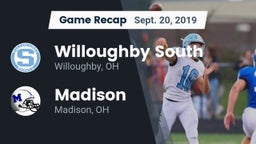 Recap: Willoughby South  vs. Madison  2019