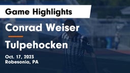 Conrad Weiser  vs Tulpehocken  Game Highlights - Oct. 17, 2023