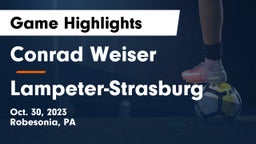 Conrad Weiser  vs Lampeter-Strasburg  Game Highlights - Oct. 30, 2023