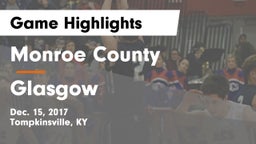 Monroe County  vs Glasgow  Game Highlights - Dec. 15, 2017