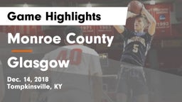 Monroe County  vs Glasgow  Game Highlights - Dec. 14, 2018