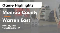 Monroe County  vs Warren East  Game Highlights - Nov. 23, 2021