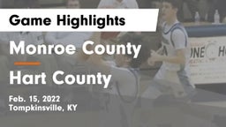 Monroe County  vs Hart County  Game Highlights - Feb. 15, 2022