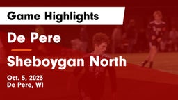 De Pere  vs Sheboygan North  Game Highlights - Oct. 5, 2023