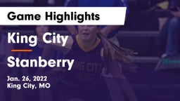 King City  vs Stanberry  Game Highlights - Jan. 26, 2022