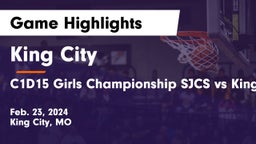 King City  vs C1D15 Girls Championship SJCS vs King City Game Highlights - Feb. 23, 2024