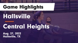 Hallsville  vs Central Heights  Game Highlights - Aug. 27, 2022