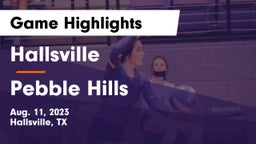 Hallsville  vs Pebble Hills  Game Highlights - Aug. 11, 2023