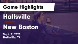 Hallsville  vs New Boston  Game Highlights - Sept. 2, 2023