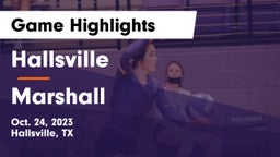 Hallsville  vs Marshall  Game Highlights - Oct. 24, 2023