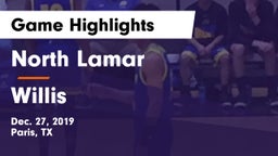North Lamar  vs Willis  Game Highlights - Dec. 27, 2019