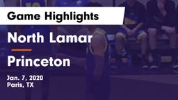 North Lamar  vs Princeton  Game Highlights - Jan. 7, 2020