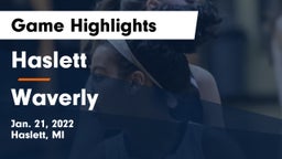 Haslett  vs Waverly  Game Highlights - Jan. 21, 2022
