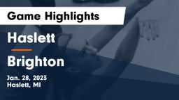 Haslett  vs Brighton  Game Highlights - Jan. 28, 2023