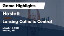 Haslett  vs Lansing Catholic Central Game Highlights - March 11, 2024