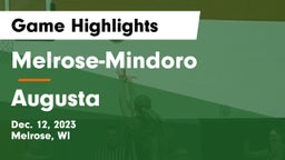 Melrose-Mindoro  vs Augusta  Game Highlights - Dec. 12, 2023