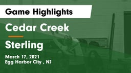 Cedar Creek  vs Sterling  Game Highlights - March 17, 2021