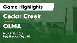 Cedar Creek  vs OLMA Game Highlights - March 30, 2021
