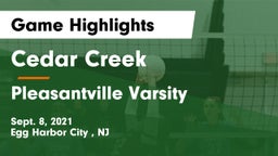 Cedar Creek  vs Pleasantville Varsity Game Highlights - Sept. 8, 2021