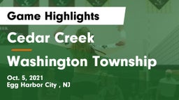 Cedar Creek  vs Washington Township Game Highlights - Oct. 5, 2021