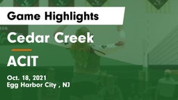 Cedar Creek  vs ACIT Game Highlights - Oct. 18, 2021