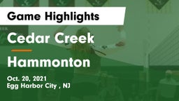 Cedar Creek  vs Hammonton Game Highlights - Oct. 20, 2021