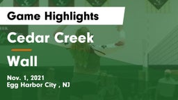 Cedar Creek  vs Wall Game Highlights - Nov. 1, 2021