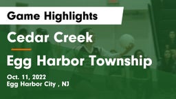 Cedar Creek  vs Egg Harbor Township  Game Highlights - Oct. 11, 2022