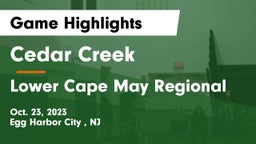 Cedar Creek  vs Lower Cape May Regional  Game Highlights - Oct. 23, 2023