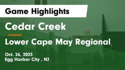 Cedar Creek  vs Lower Cape May Regional  Game Highlights - Oct. 26, 2023