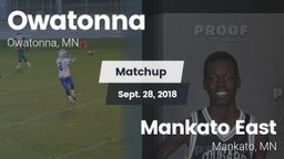 Matchup: Owatonna  vs. Mankato East  2018