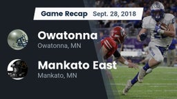 Recap: Owatonna  vs. Mankato East  2018