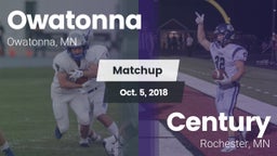 Matchup: Owatonna  vs. Century  2018