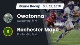 Recap: Owatonna  vs. Rochester Mayo  2018