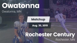 Matchup: Owatonna  vs. Rochester Century  2019