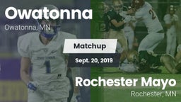 Matchup: Owatonna  vs. Rochester Mayo  2019