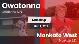 Matchup: Owatonna  vs. Mankato West  2019