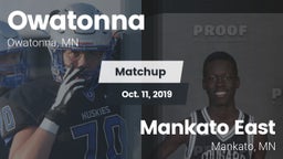 Matchup: Owatonna  vs. Mankato East  2019
