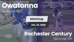 Matchup: Owatonna  vs. Rochester Century  2020